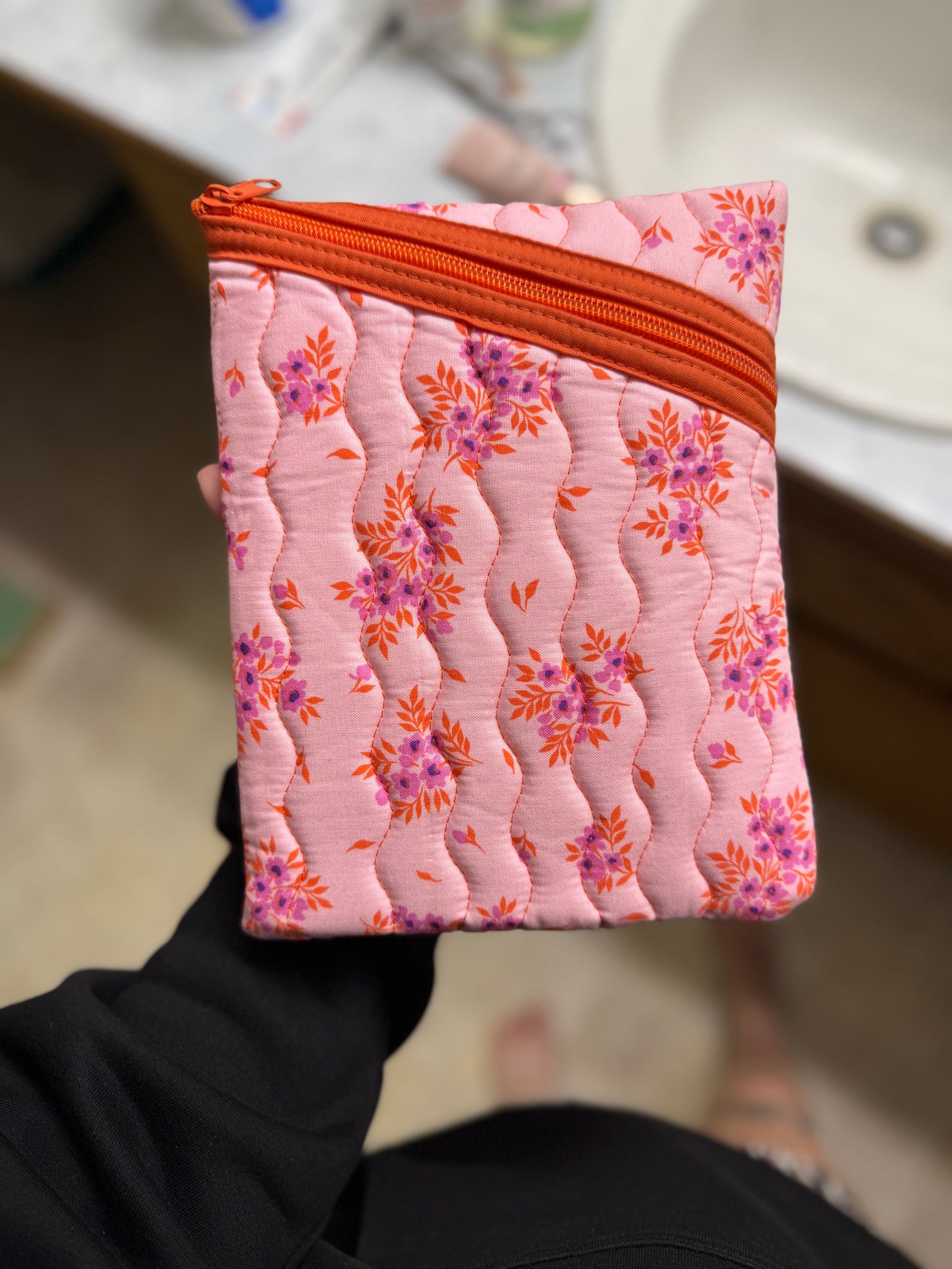 Quilted Floral Kindle Sleeve