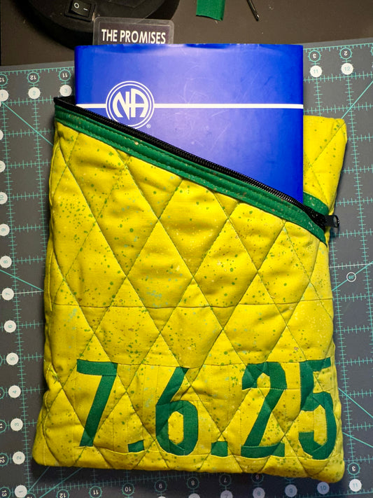 Custom sobriety book sleeve