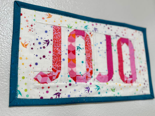 Custom name wall hanging