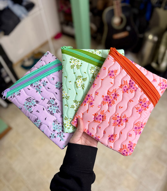 Quilted Floral Kindle Sleeve