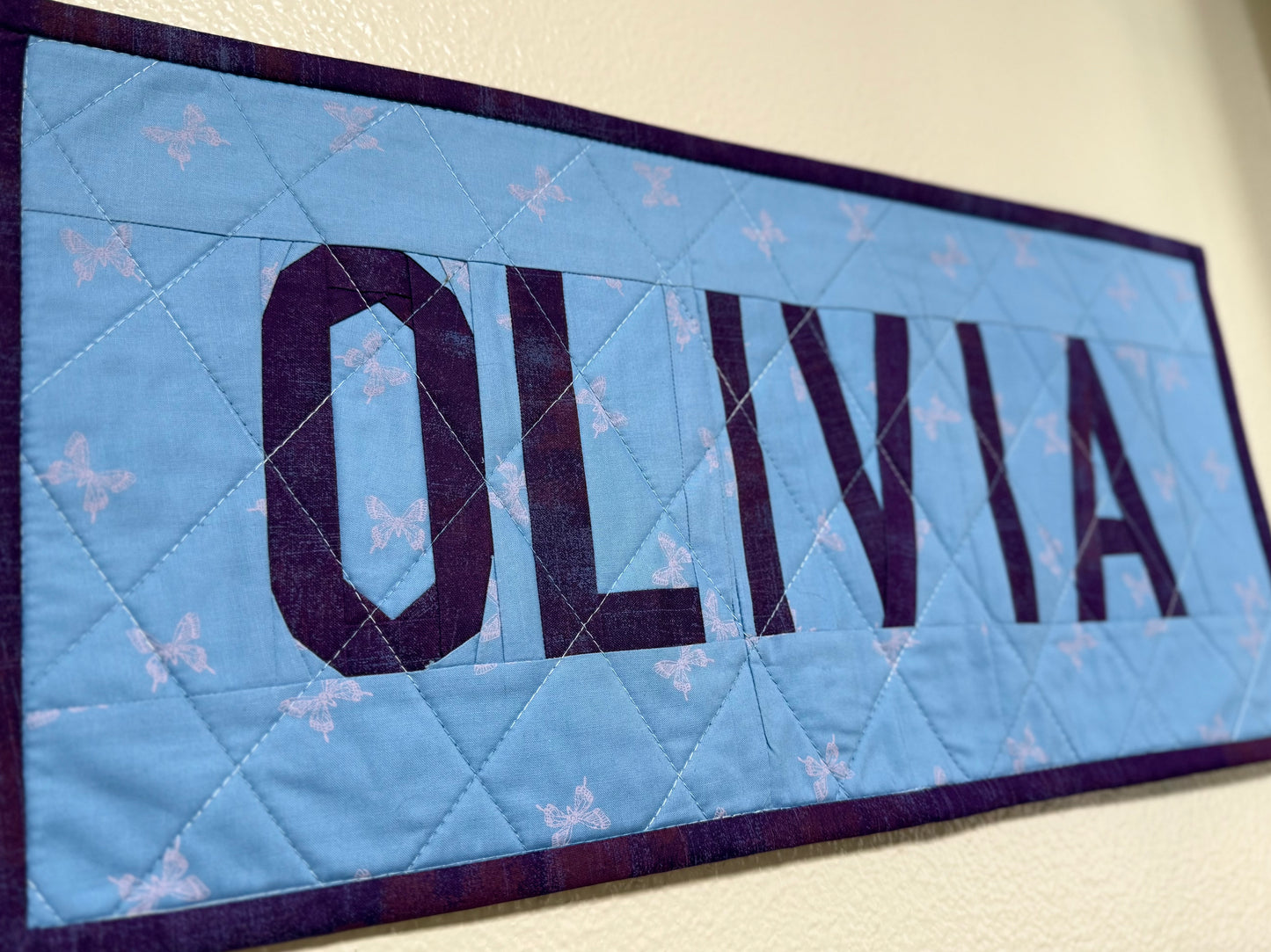 Custom name wall hanging