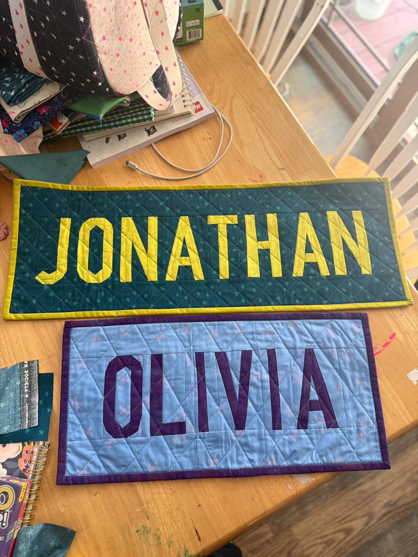 Custom name wall hanging